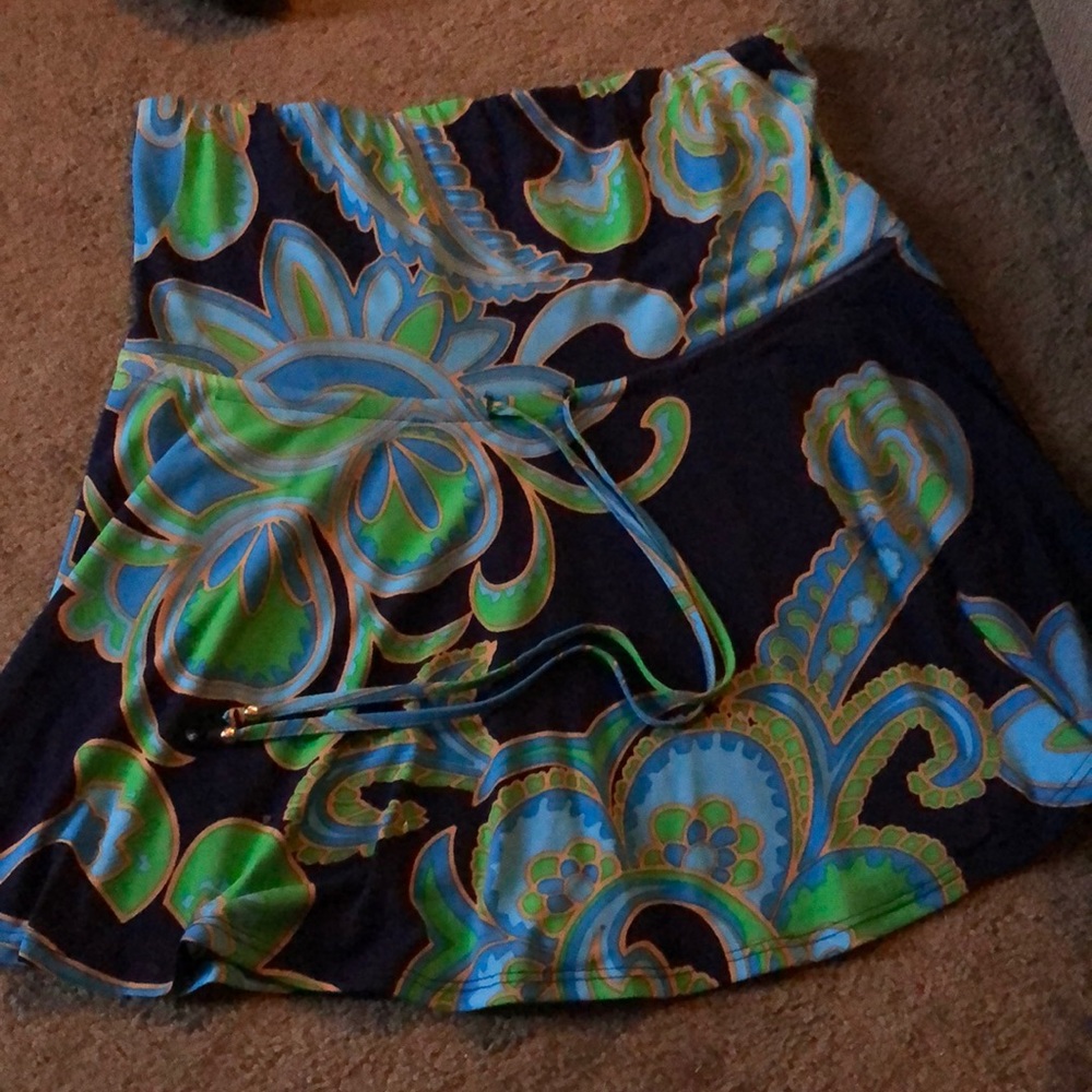 Veronica M Blue & Green Tube Top
